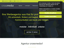 Tablet Screenshot of crossmedia1.de